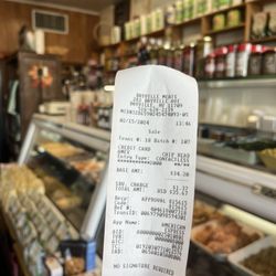 Bayville Meat Center - Receipt