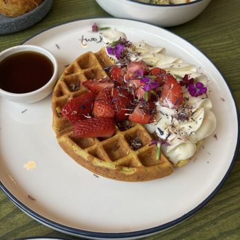 Two Hands - Lemon Poppyseed Waffle - Breakfast & Brunch Near Me - Dallas, Texas Two Hands - Lemon Poppyseed Waffle - Breakfast & Brunch Near Me - Dallas, Texas