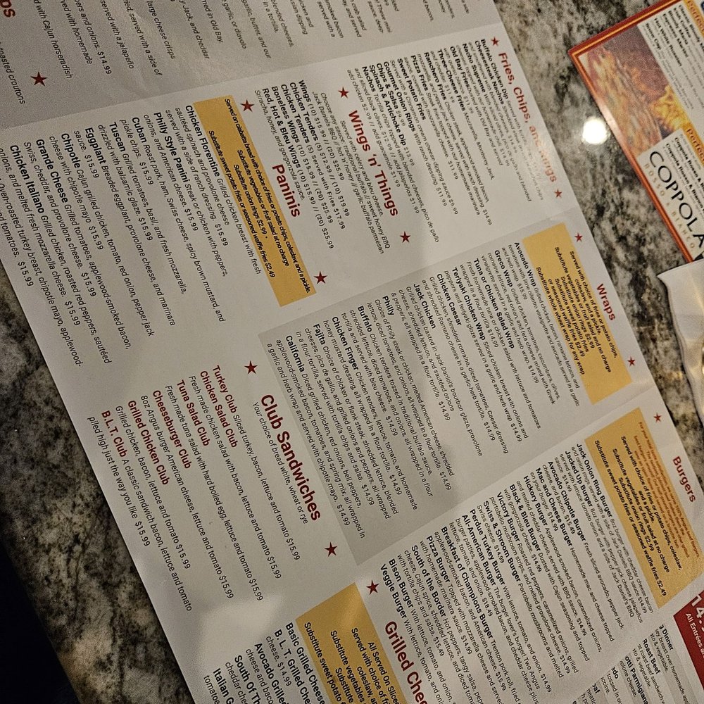 Victory Bar & Grill - a menu and a slice of pizza - Sports Bars Near Me - West Berlin, New Jersey Victory Bar & Grill - a menu and a slice of pizza - Sports Bars Near Me - West Berlin, New Jersey