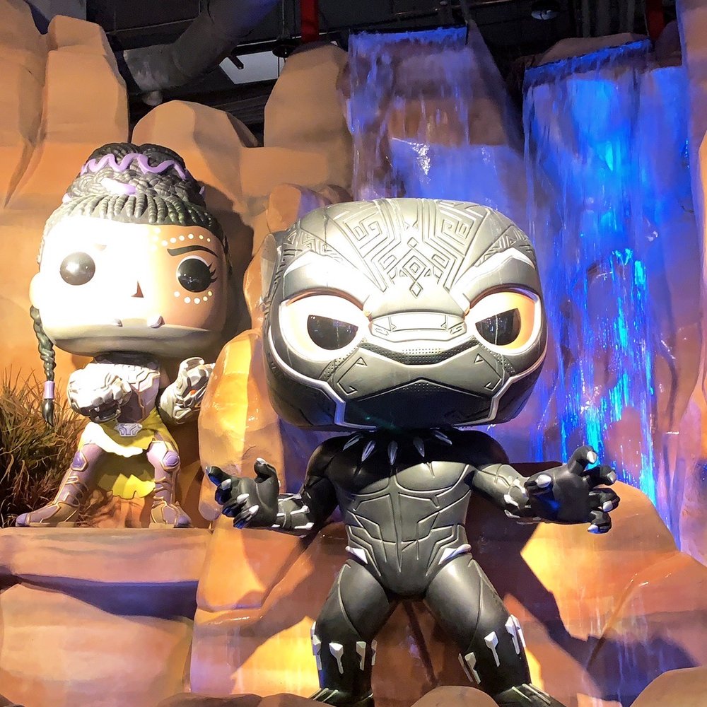 Funko - Black Panther crew greets you when you enter the store - Toy Stores Near Me - Los Angeles, California Funko - Black Panther crew greets you when you enter the store - Toy Stores Near Me - Los Angeles, California
