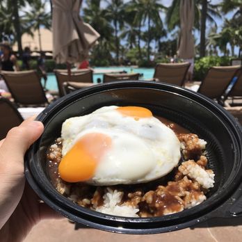 Eggs 'n Things Ko Olina - Loco Moco poolside at Aulani.... - American Near Me - Kapolei, Hawaii Eggs 'n Things Ko Olina - Loco Moco poolside at Aulani.... - American Near Me - Kapolei, Hawaii