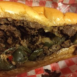 Oli’s Cheesesteaks - Spicy cheesesteak (with jalapeños and kimchi). Still fairly mild, but absolutely delicious.