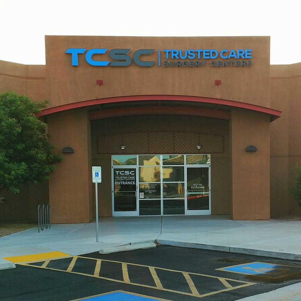 Trusted Care Surgery Centers - View of the entrance from the parking lot. - Surgeons Near Me - Mesa, Arizona Trusted Care Surgery Centers - View of the entrance from the parking lot. - Surgeons Near Me - Mesa, Arizona