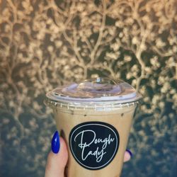 Dough Lady SLC - Iced Blueberry Latte