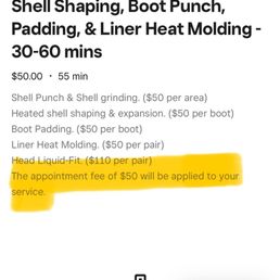 Website stating "applied"