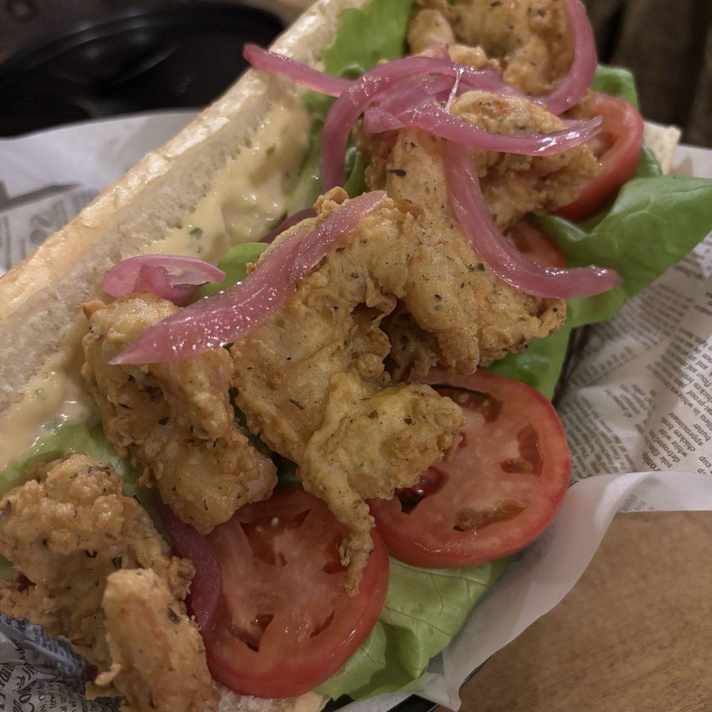Spoon & Spindle - Fried Shrimp Po Boy - Breakfast & Brunch Near Me - Orange, Virginia Spoon & Spindle - Fried Shrimp Po Boy - Breakfast & Brunch Near Me - Orange, Virginia