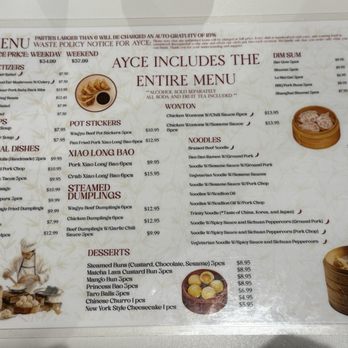 China Max Dumpling House - Menu as of Nov 2025 ($35 AYCE on weekdays and $38 on weekends) - Chinese Near Me - San Diego, California China Max Dumpling House - Menu as of Nov 2025 ($35 AYCE on weekdays and $38 on weekends) - Chinese Near Me - San Diego, California