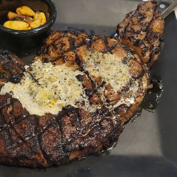 The 4 Seasonings - Rib Eye Steak cooked medium - Seafood Near Me - Antioch, California The 4 Seasonings - Rib Eye Steak cooked medium - Seafood Near Me - Antioch, California
