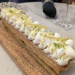 Lemon yuzu mille feuille Lemon yuzu mille feuille