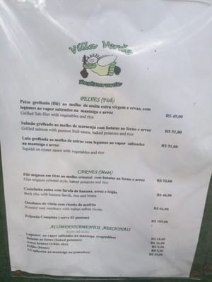 Menu photo 3 Villa Verde Restaurante Paraty, RJ