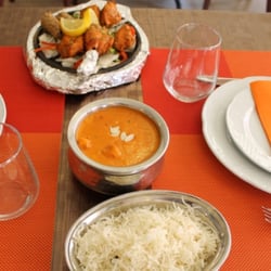 Basant - Tandoori mix, curry y arroz