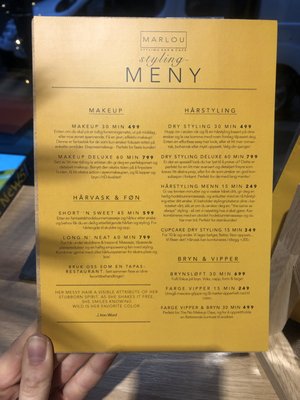 Menu photo 4 MARLOU Stylingbar & Café Oslo, 03 Menu photo 4 MARLOU Stylingbar & Café Oslo, 03