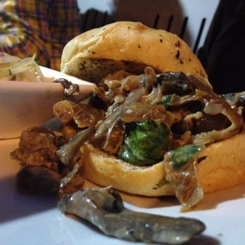 The Bad Apple - Delishes. Mushroom sandwich. - Burgers Near Me - Chicago, Illinois
