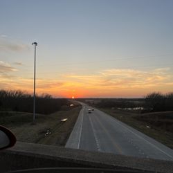 Supersonic Music - Just a beautiful sunset down near Iola, Ks., that someone ought to write a song about.