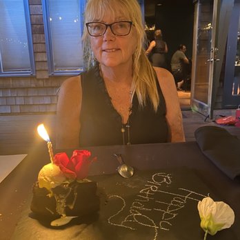 South Bend Bistro - Complimentary Birthday Surprise...flourless chocolate cake - French Near Me - Bend, Oregon South Bend Bistro - Complimentary Birthday Surprise...flourless chocolate cake - French Near Me - Bend, Oregon