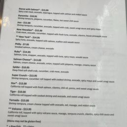 Menu Menu