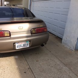 This entitled piece of crap from Sunset Pacific Realty blocked my garage.