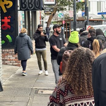 Crazy Block Cheesecakes - Long line as we await the Grand Opening! - Desserts Near Me - Oakland, California