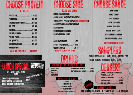 Menu photo 4 ATL Fusion BBQ Marietta, GA Menu photo 4 ATL Fusion BBQ Marietta, GA