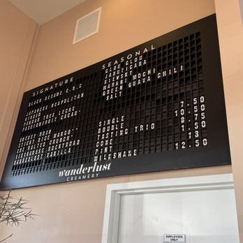 Wanderlust Creamery - Menu - Ice Cream & Frozen Yogurt Near Me - Irvine, California Wanderlust Creamery - Menu - Ice Cream & Frozen Yogurt Near Me - Irvine, California