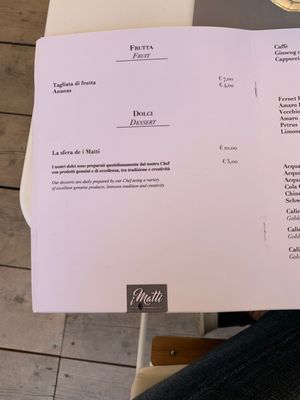 Menu photo 2 I Matti Pompei, NA