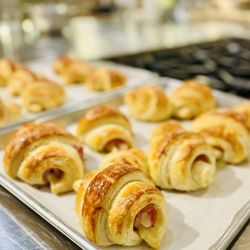 Sur La Table - Ham and cheese croissants from their Sweet & Savory Croissants class with Chef Amy