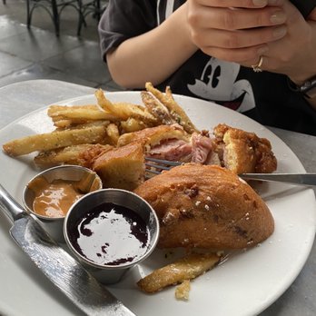 Cafe Orleans - Battered & Fried Monte Cristo Sandwich - Cajun/Creole Near Me - Anaheim, California