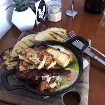 Brother Hen - Spanish baked eggs with haloumi - Cafes Near Me - Melbourne, VIC Brother Hen - Spanish baked eggs with haloumi - Cafes Near Me - Melbourne, VIC