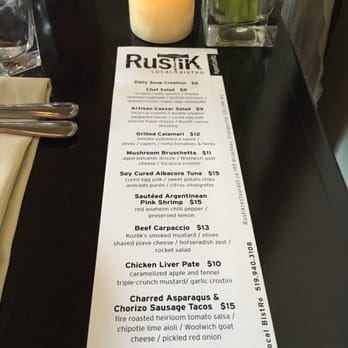 Rustik - Wine Bars Near Me - Orangeville, Ontario
