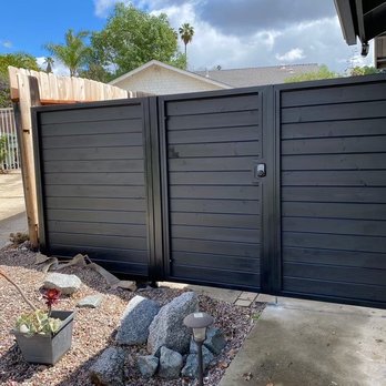 San Diego Custom Gates - New medal and cedar gate - Fences & Gates Near Me - San Diego, California