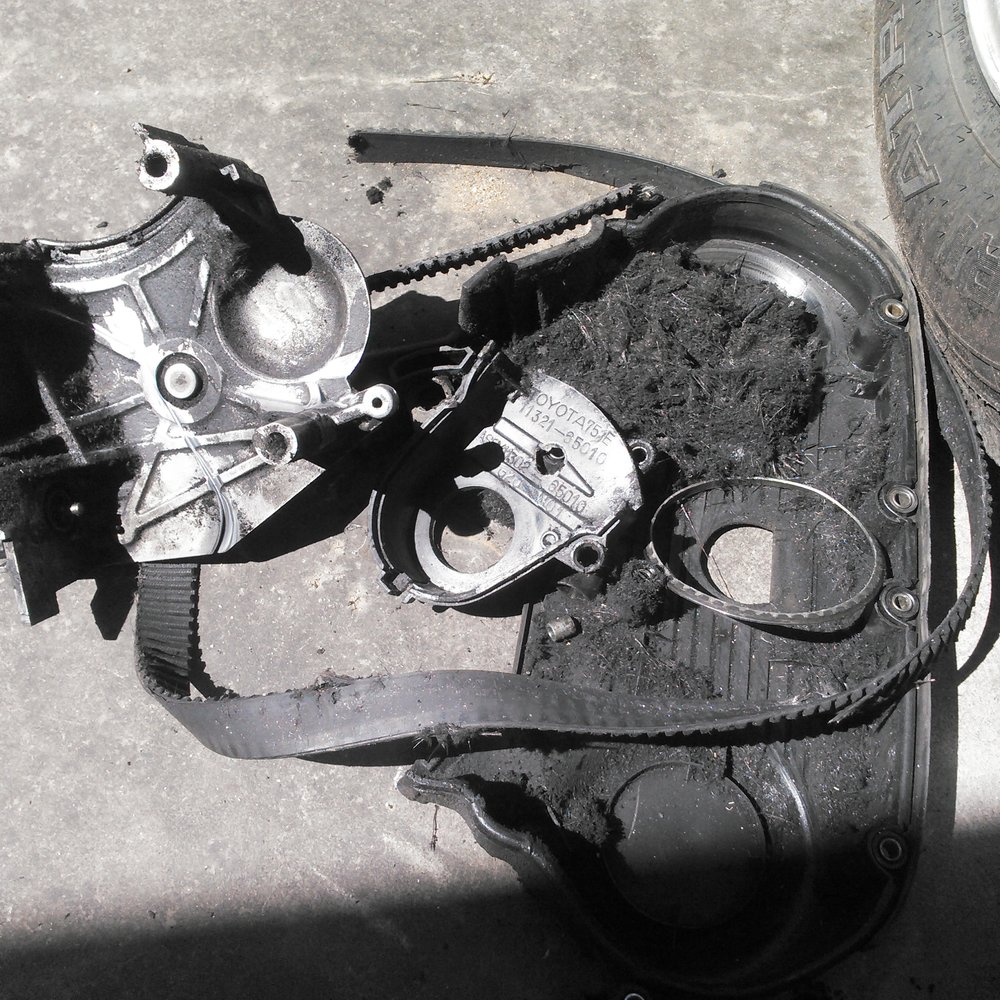 Main St. Auto & Fleet - Timing belt, broken because of Jamie's workmanship. A school in Africa could have been built with all the money I had to spend on this. - Auto Repair Near Me - Barstow, California Main St. Auto & Fleet - Timing belt, broken because of Jamie's workmanship. A school in Africa could have been built with all the money I had to spend on this. - Auto Repair Near Me - Barstow, California