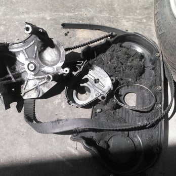 Main St. Auto & Fleet - Timing belt, broken because of Jamie's workmanship. A school in Africa could have been built with all the money I had to spend on this. - Auto Repair Near Me - Barstow, California Main St. Auto & Fleet - Timing belt, broken because of Jamie's workmanship. A school in Africa could have been built with all the money I had to spend on this. - Auto Repair Near Me - Barstow, California