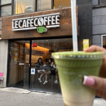Le Cafe Coffee - Iced Matcha latte - Coffee & Tea Near Me - New York, New York Le Cafe Coffee - Iced Matcha latte - Coffee & Tea Near Me - New York, New York
