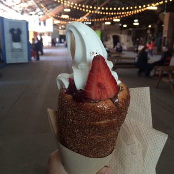 Eva's Original Chimneys - Strawberry compote and Nutella. Nom. - Desserts Near Me - Toronto, Ontario Eva's Original Chimneys - Strawberry compote and Nutella. Nom. - Desserts Near Me - Toronto, Ontario