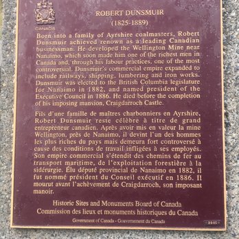 Craigdarroch Castle - Information about Robert Dunsmuir - Museums Near Me - Victoria, British Columbia Craigdarroch Castle - Information about Robert Dunsmuir - Museums Near Me - Victoria, British Columbia