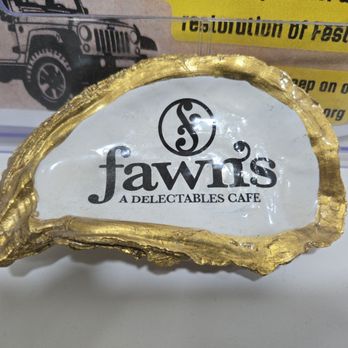 Fawn - Painted oyster shell - Bakeries Near Me - Reedville, Virginia