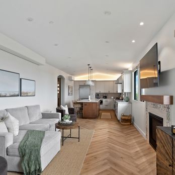 BA Worthing - Living Room & Kitchen; Open Floor Plan - General Contractors Near Me - Carlsbad, California