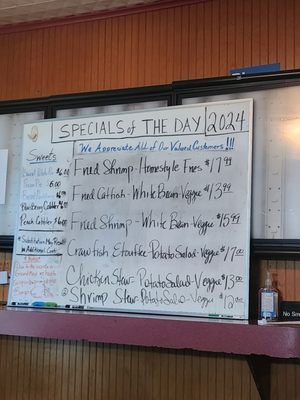 Photo of Rita Mae's Kitchen - Morgan City, LA, US. Today's menu