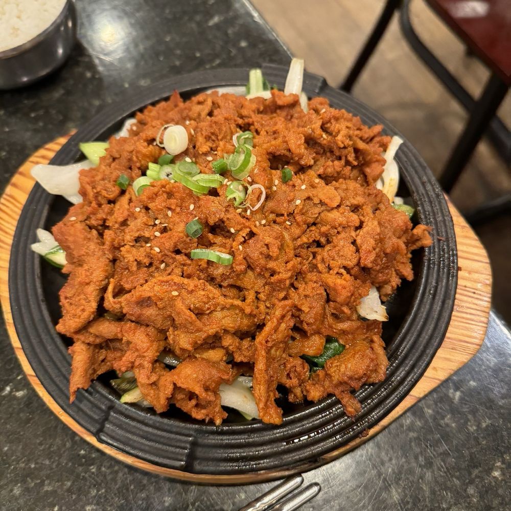 BAB Korean Bistro - M4. Pork Bulgogi - Korean Near Me - Brookline, Massachusetts BAB Korean Bistro - M4. Pork Bulgogi - Korean Near Me - Brookline, Massachusetts