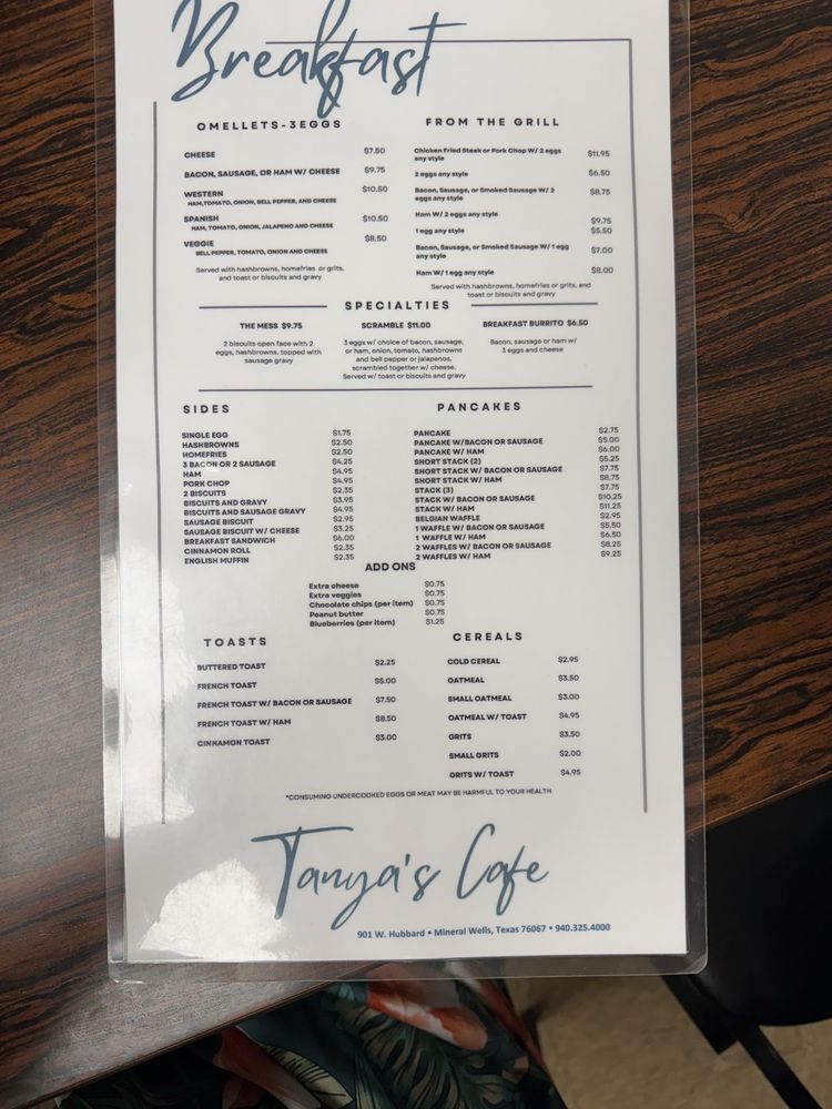 Tanya’s Cafe Logo
