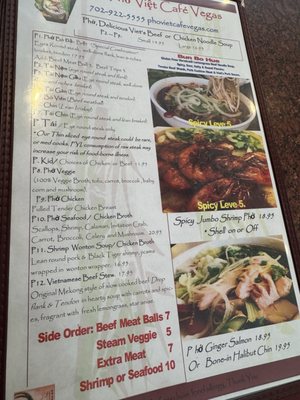 Menu photo 1 Pho Viet Cafe Las Vegas, NV Menu photo 1 Pho Viet Cafe Las Vegas, NV