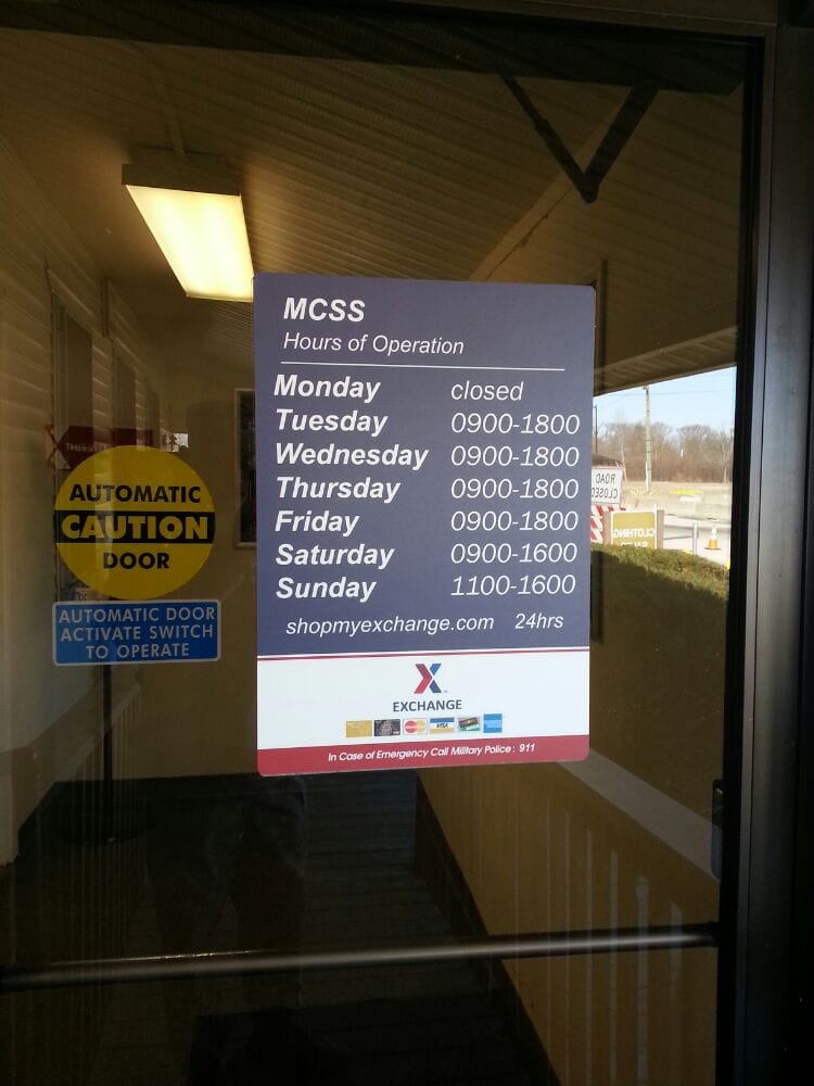 MCCS MILITARY CLOTHING SALES STORE Updated June 2024 1401 W Rd