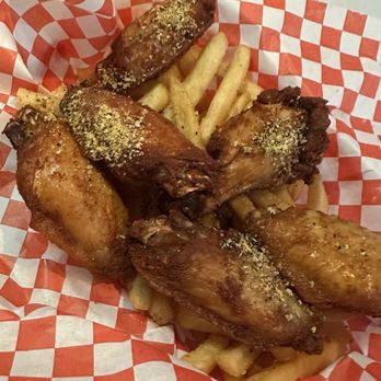 Crabby Crabby - Lemon Pepper wings and fries. - Seafood Near Me - Newark, California Crabby Crabby - Lemon Pepper wings and fries. - Seafood Near Me - Newark, California