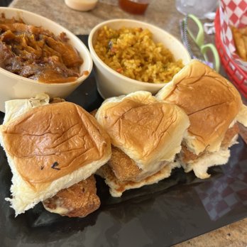 Aunt E’s Southern Cuisine - Salmon sliders with cheese - What You read that right OMGOODNESS - Chicken Wings Near Me - Greensboro, North Carolina Aunt E’s Southern Cuisine - Salmon sliders with cheese - What You read that right OMGOODNESS - Chicken Wings Near Me - Greensboro, North Carolina