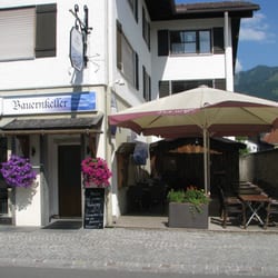 Bauernkeller - Zugang & Biergarten: 2015 mit neuem Namen "Bauernkeller" ... nur noch