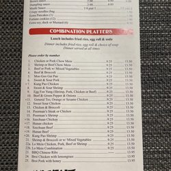 Orient Express Carryout And Delivery - Menu with prices