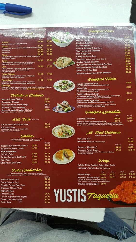 Yustis Taqueria Logo
