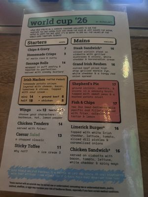 Menu photo 1 McMullan's Irish Pub Las Vegas, NV Menu photo 1 McMullan's Irish Pub Las Vegas, NV