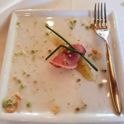 Steakhouse - Free tasting of duck. Was tasteful sweet sauce underneath was good.