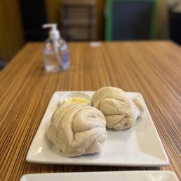a plate of food on a table